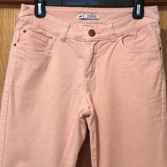 pink corduroy pants lee